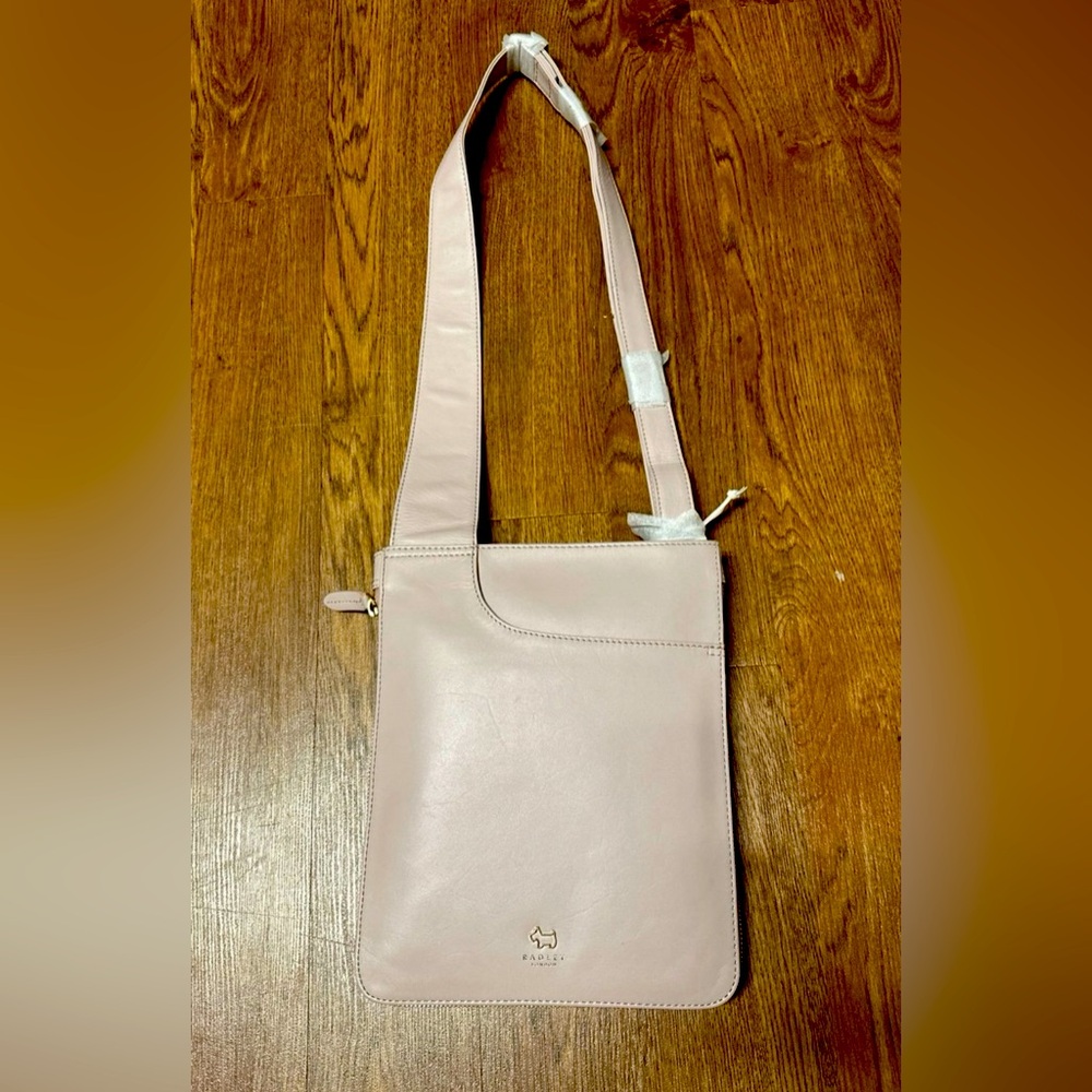 NEW Radley London Leather Crossbody Bag Blush Pink